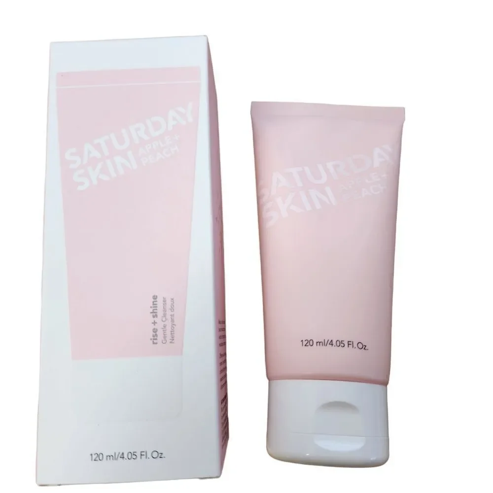Saturday Skin Apple + Peach Rise and Shine Gentle Cleanser 4.05 fl.oz
